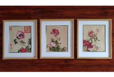 Flowers framed